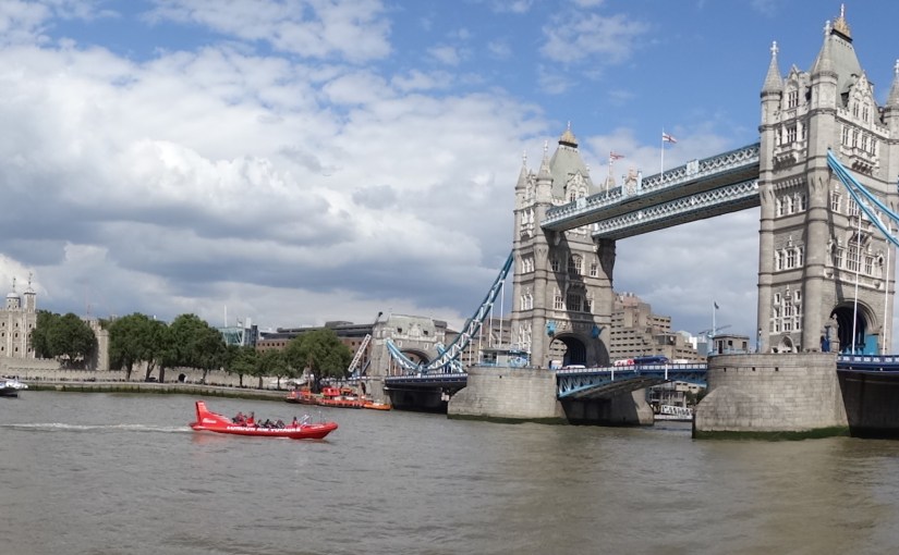 The Retirees go Abroad – London in July – Tower Bridge and Globe&nbsp;Theatre