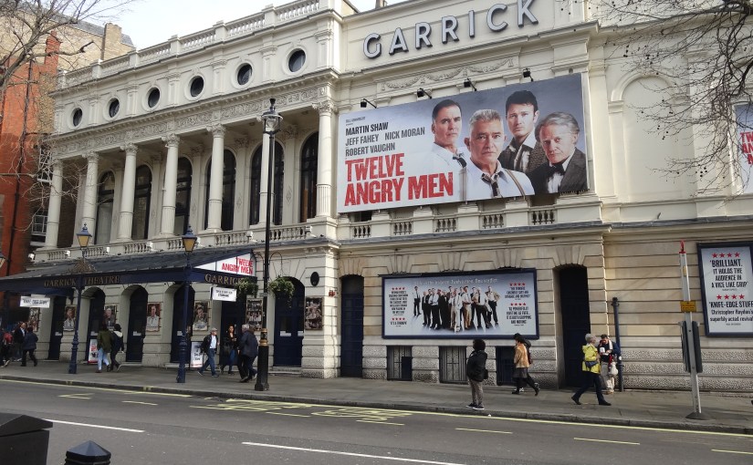 The Retirees go Abroad – France, Norway, UK and Ireland – “Twelve Angry Men” at the Garrick&nbsp;London
